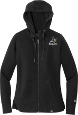 Mon Valley Thunder New Era Ladies French Terry Full-Zip Hoodie