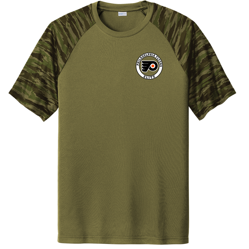 Philadelphia Flyers Elite Drift Camo Colorblock Tee