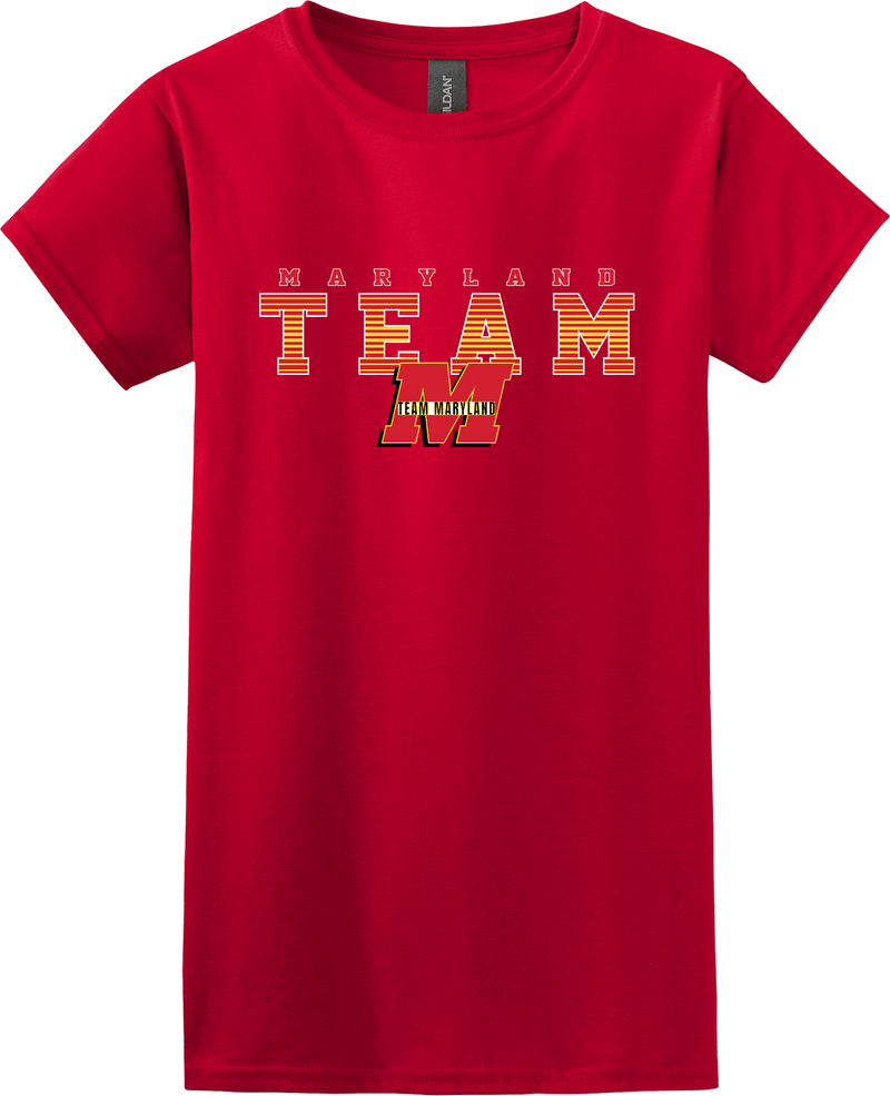 Team Maryland Softstyle Ladies' T-Shirt