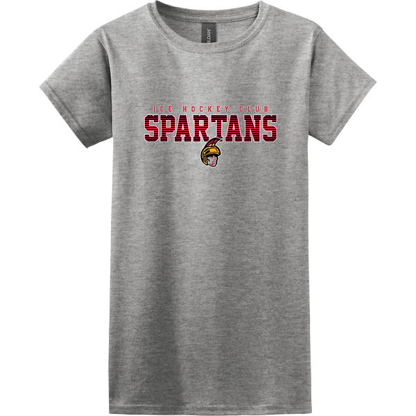 Seacoast Spartans (Ice Hockey) Softstyle Ladies' T-Shirt