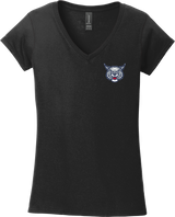 CT Bobcats Softstyle Ladies Fit V-Neck T-Shirt