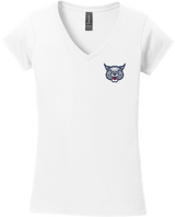 CT Bobcats Softstyle Ladies Fit V-Neck T-Shirt