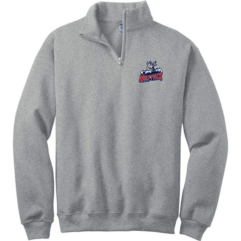 CT Wolfpack South NuBlend 1/4-Zip Cadet Collar Sweatshirt