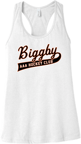 Biggby Coffee AAA Womens Jersey Racerback Tank