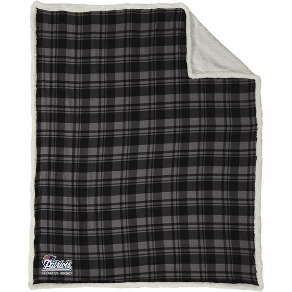 Secaucus Patriots Flannel Sherpa Blanket