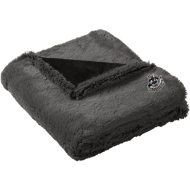 Grundy Senators Faux Fur Blanket