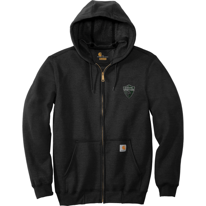 Lansing Spartans Carhartt Midweight Hooded Zip-Front Sweatshirt