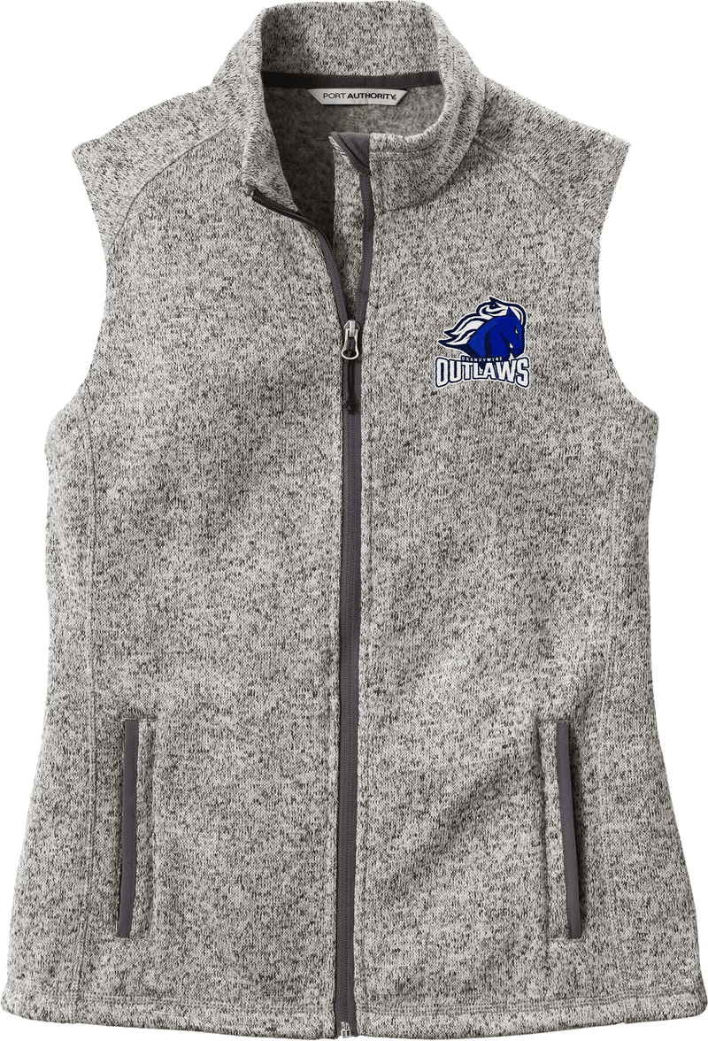 Brandywine Outlaws Ladies Sweater Fleece Vest