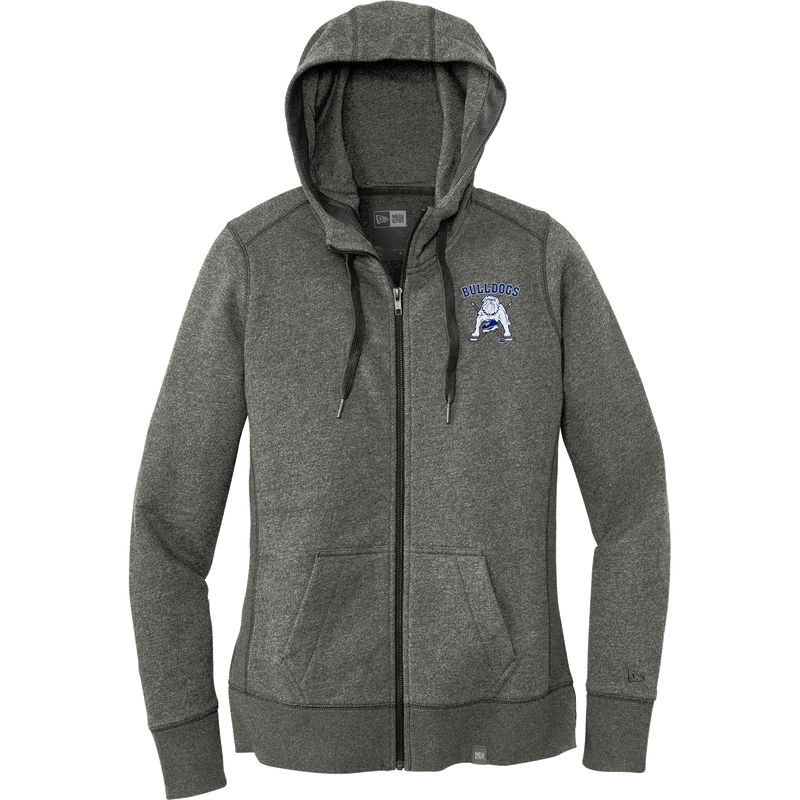 Chicago Bulldogs New Era Ladies French Terry Full-Zip Hoodie