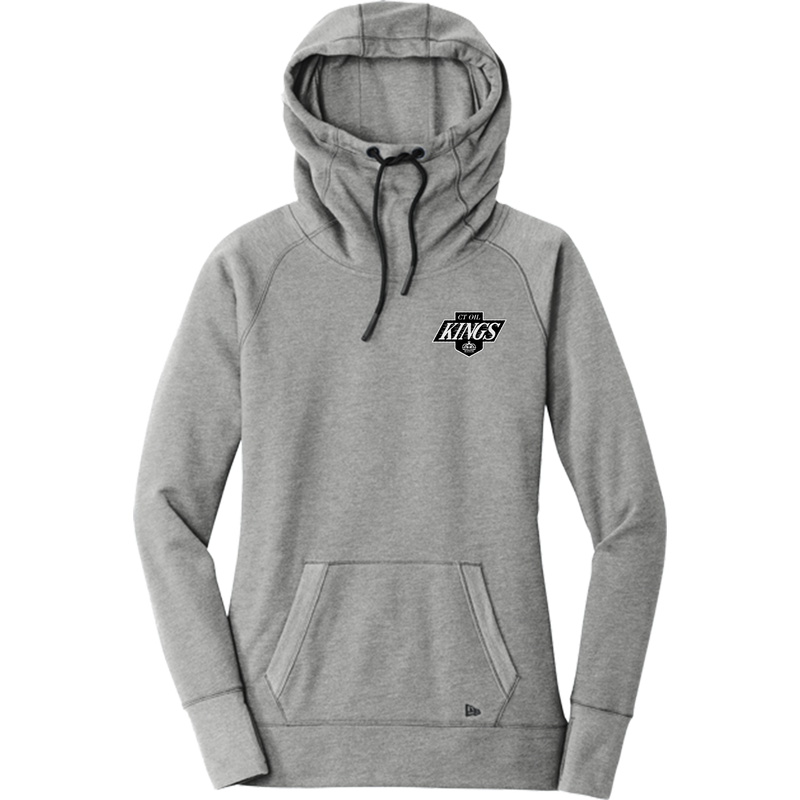 CT Oil Kings New Era Ladies Tri-Blend Fleece Pullover Hoodie