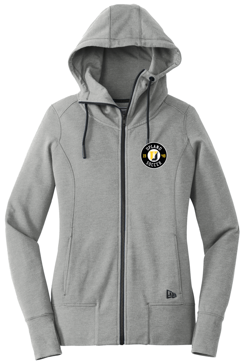 Upland Soccer New Era Ladies Tri-Blend Fleece Full-Zip Hoodie