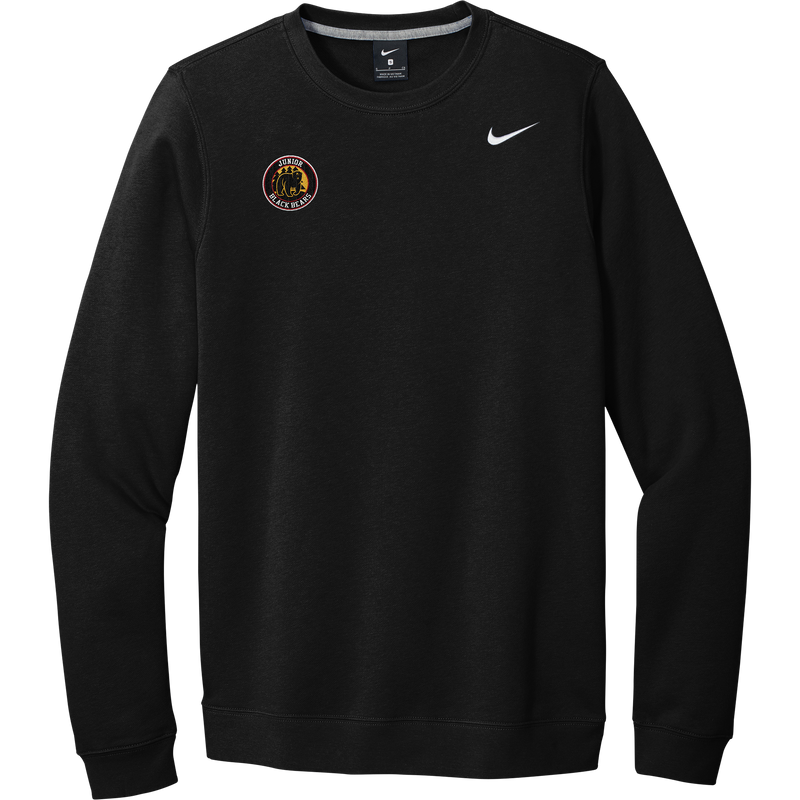 MD Jr. Black Bears Nike Club Fleece Crew