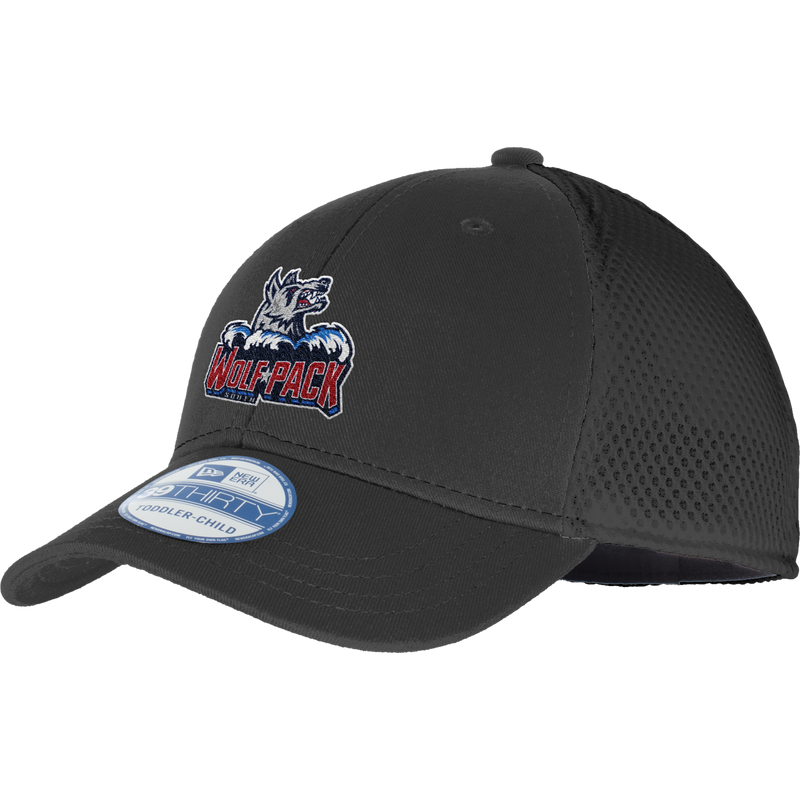 CT Wolfpack South New Era Youth Stretch Mesh Cap