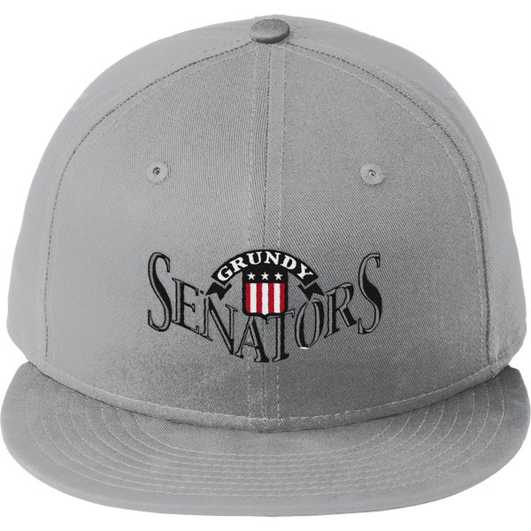 Grundy Senators New Era Flat Bill Snapback Cap