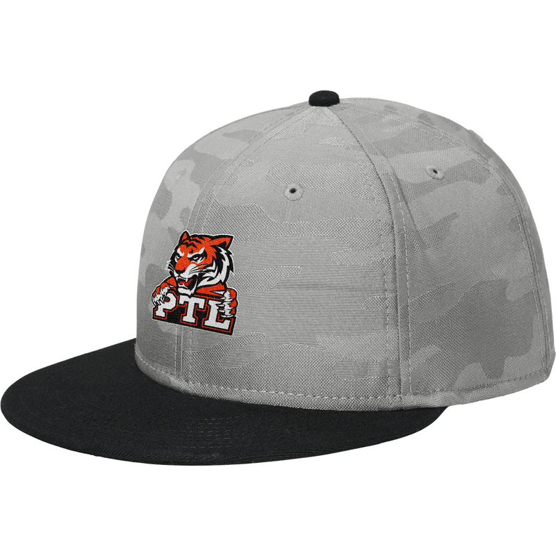 Princeton Tiger Lilies New Era Camo Flat Bill Snapback Cap