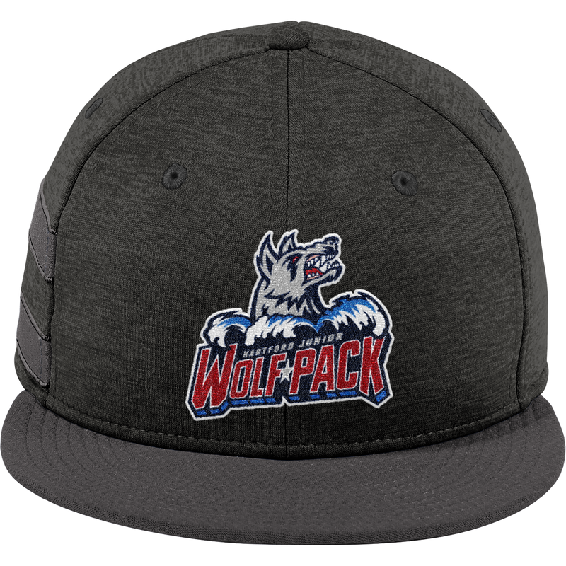 Hartford Jr. Wolfpack New Era Shadow Heather Striped Flat Bill Snapback Cap