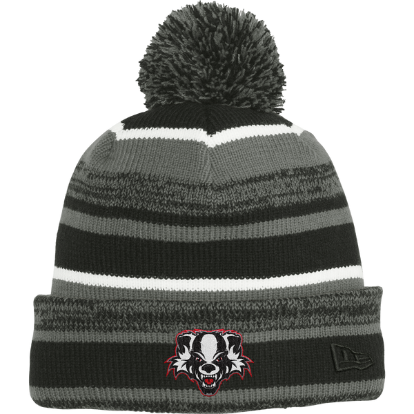 Scary Badgers New Era Sideline Beanie