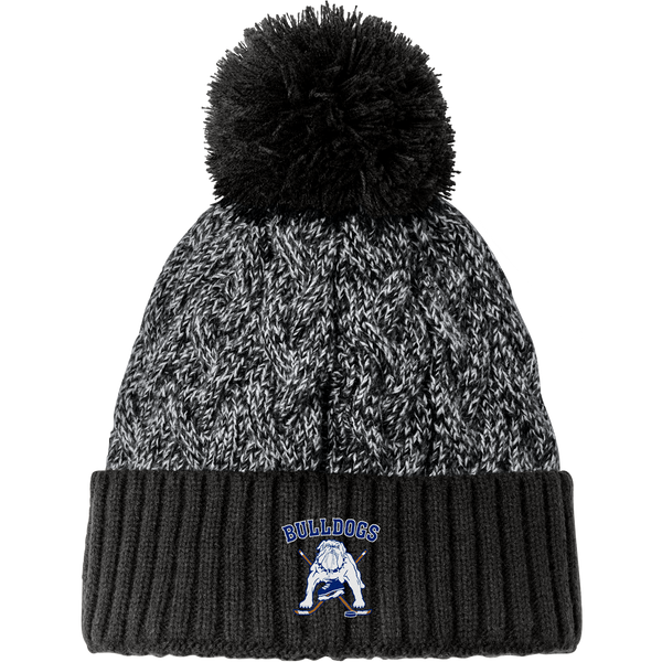 Chicago Bulldogs New Era Marled Knit Pom Beanie