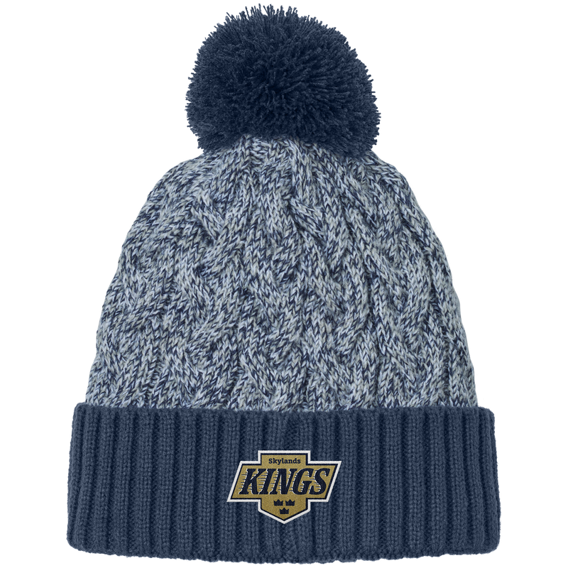 Skylands Kings New Era Marled Knit Pom Beanie