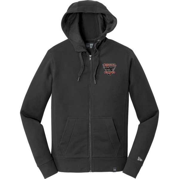 Biggby Bombers New Era French Terry Full-Zip Hoodie