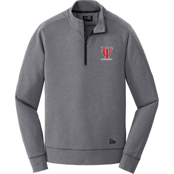 University of Tampa New Era Tri-Blend Fleece 1/4-Zip Pullover