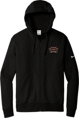 Orange County West Nike Club Fleece Sleeve Swoosh Full-Zip Hoodie