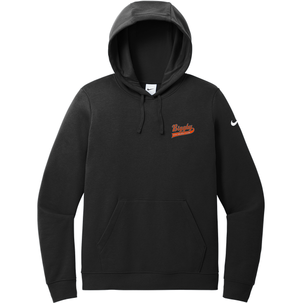 Biggby Coffee AAA Nike Women's Club Fleece Sleeve Swoosh Pullover Hoodie
