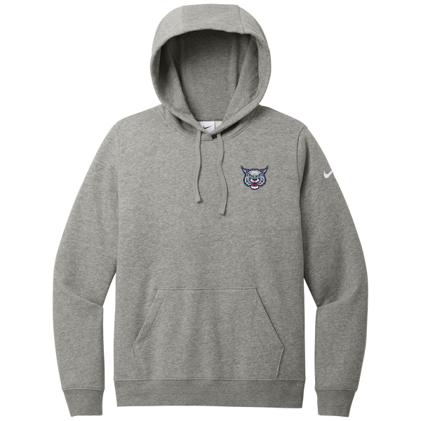 CT Bobcats Nike Women's Club Fleece Sleeve Swoosh Pullover Hoodie