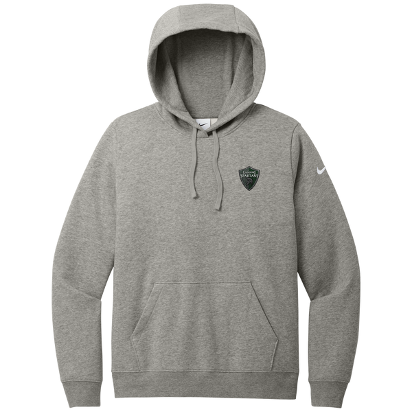 Lansing Spartans Nike Women's Club Fleece Sleeve Swoosh Pullover Hoodie