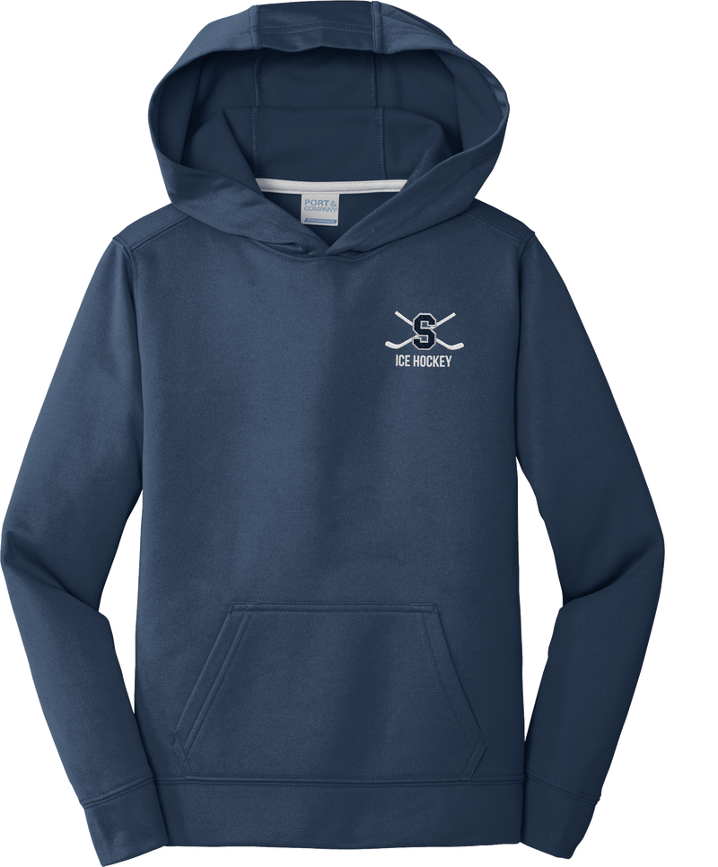 Midd South Hockey Youth Performance Fleece Pullover Hooded Sweatshirt