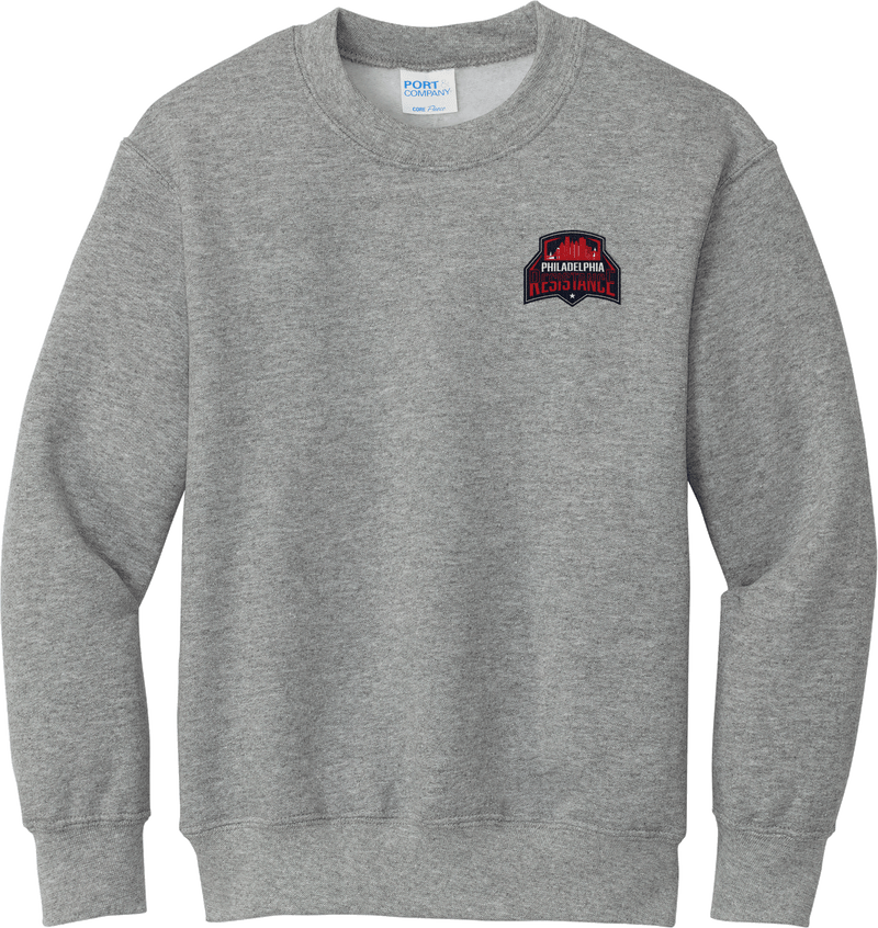 Philadelphia Resistance Youth Core Fleece Crewneck Sweatshirt