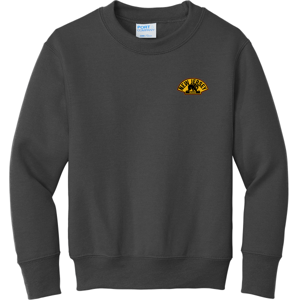 NJ Bears Youth Core Fleece Crewneck Sweatshirt