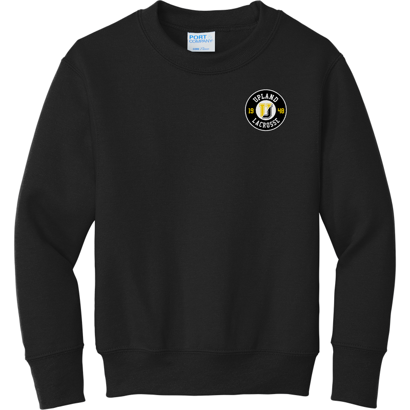 Upland Lacrosse Youth Core Fleece Crewneck Sweatshirt