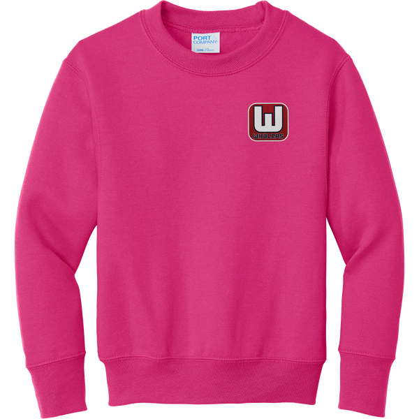 CT Whalers Tier 1 Youth Core Fleece Crewneck Sweatshirt