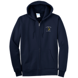 Delaware Jr. Blue Hens Tall Essential Fleece Full-Zip Hooded Sweatshirt