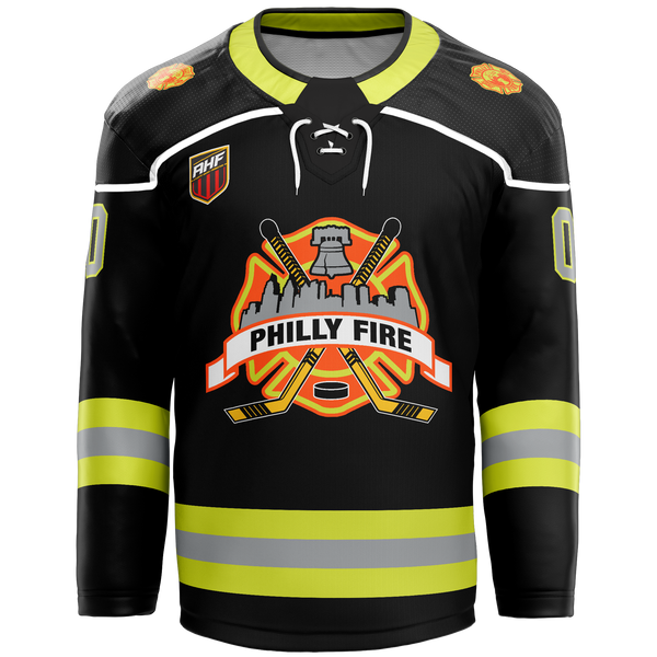 Philly Fire Youth Player Sublimated Jersey - Black