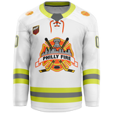 Philly Fire Player Sublimated Jersey - White