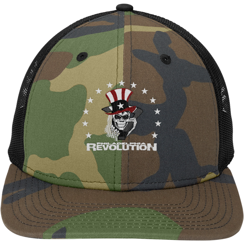 Phila Revolution New Era Snapback Low Profile Trucker Cap