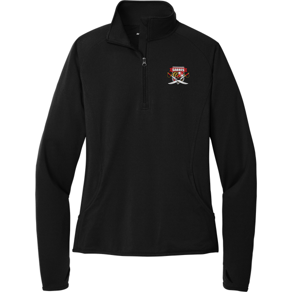 SOMD Sabres Ladies Sport-Wick Stretch 1/4-Zip Pullover