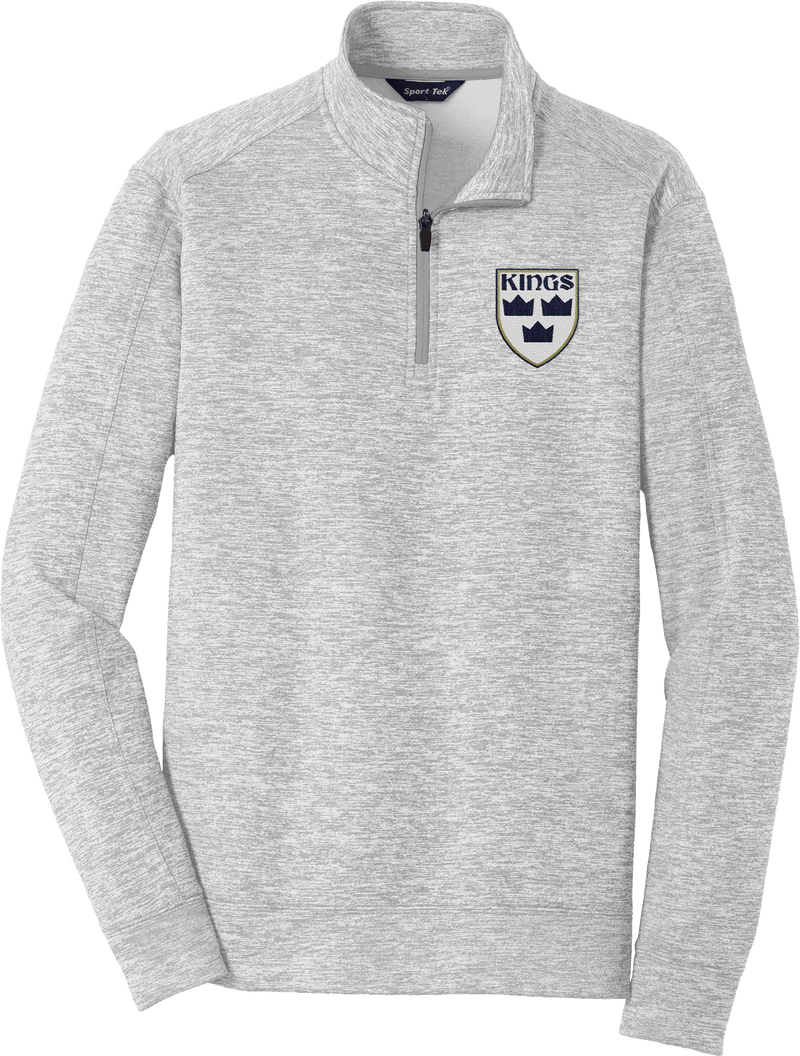 North Jersey Kings PosiCharge Electric Heather Fleece 1/4-Zip Pullover