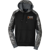 Biggby Coffee Hockey Club Sport-Wick Mineral Freeze Fleece Colorblock Hooded Pullover