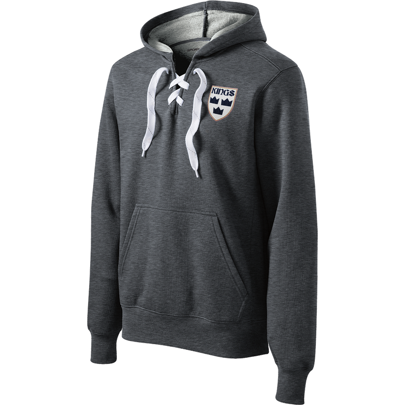 Lady Kings Lace Up Pullover Hooded Sweatshirt