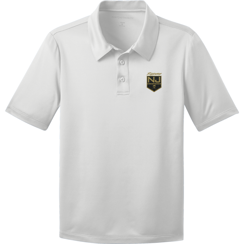 NJ Raiders Youth Silk Touch Performance Polo