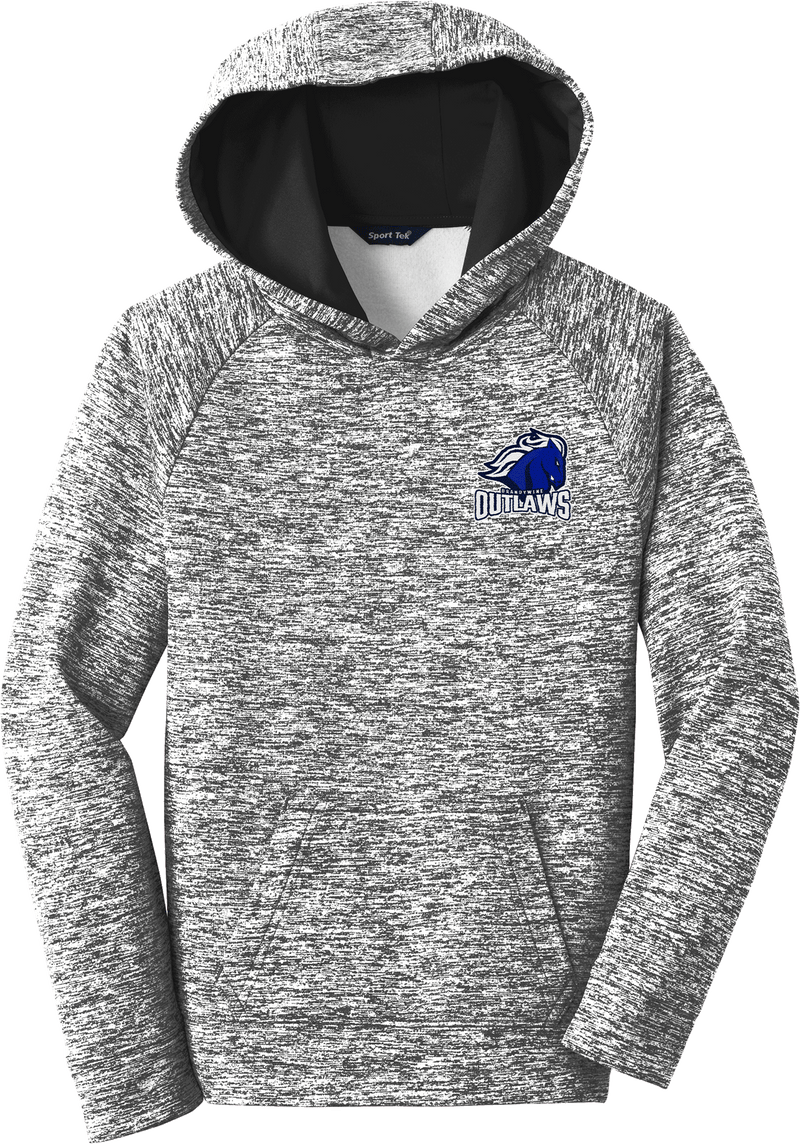 Brandywine Outlaws Youth PosiCharge Electric Heather Fleece Hooded Pullover