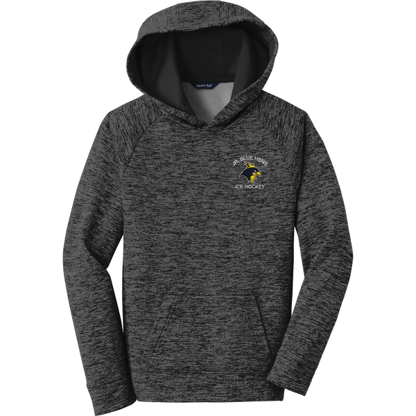 Delaware Jr. Blue Hens Youth PosiCharge Electric Heather Fleece Hooded Pullover
