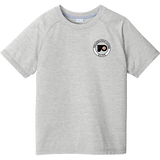 Philadelphia Flyers Elite Youth PosiCharge  Tri-Blend Wicking Raglan Tee