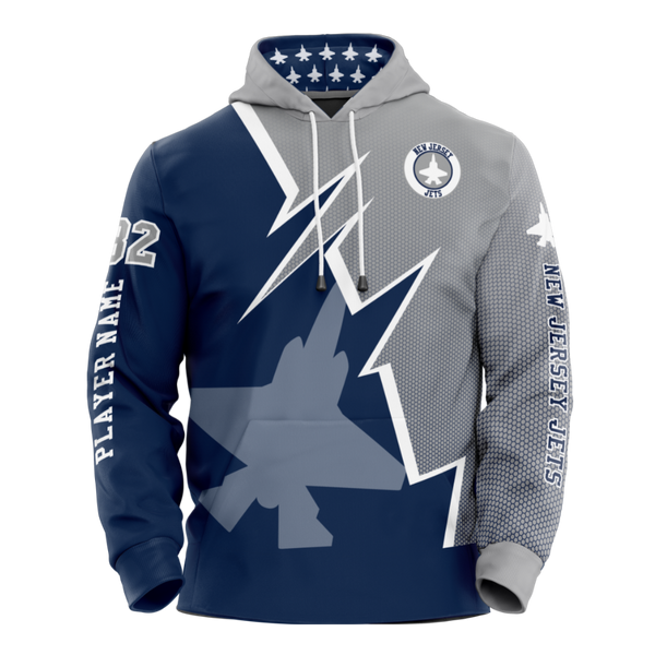 NJ Jets Adult Sublimated Hoodie